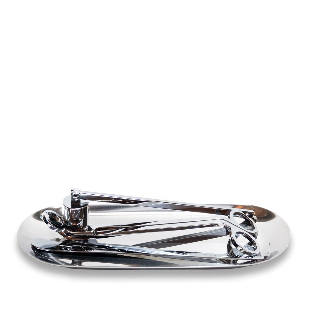 Silver Candle Snuffer and Wick Trimmer Set - Image 7