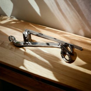 Silver Candle Snuffer and Wick Trimmer Set - Image 4