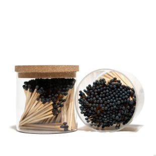 Alternative view of Extra Long Candle Matches in Glass Jar - Large