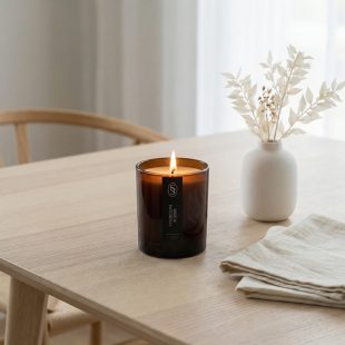 Rose & Patchouli Natural Candle - Balancing - Image 6
