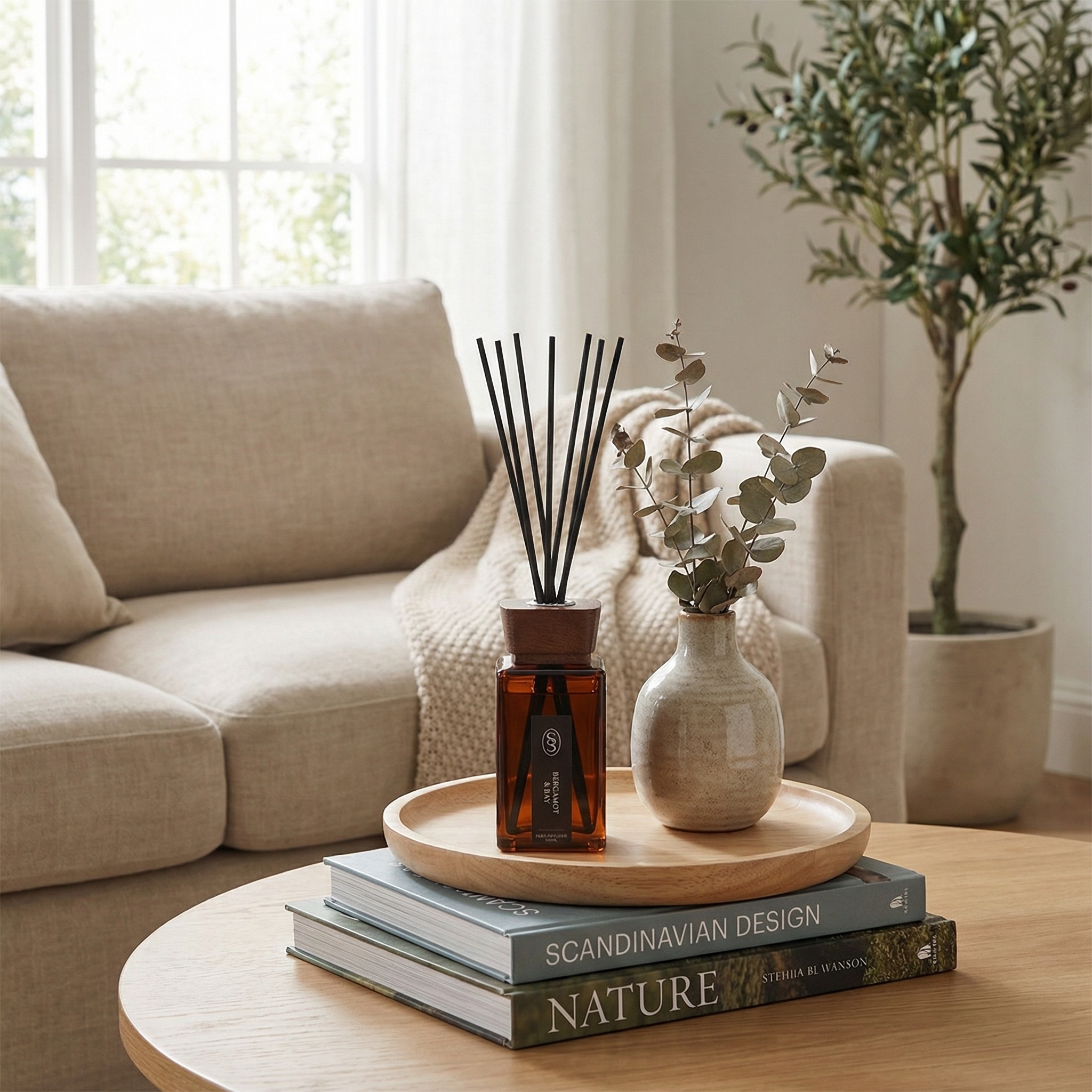 Bergamot & Bay Natural Reed Diffuser - Grounding - Image 4