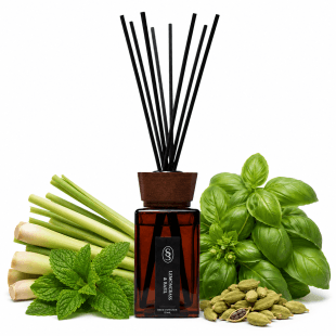 Alternative view of Lemongrass & Basil Natural Reed Diffuser - Calming