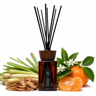 Alternative view of Lemongrass & Cedarwood Natural Reed Diffuser - Rejuvenating