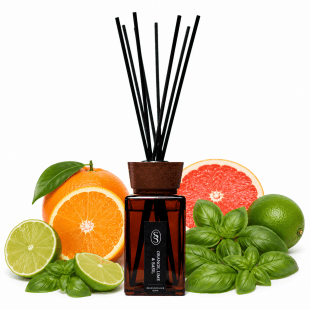 Alternative view of Orange, Lime & Basil Natural Reed Diffuser - Refreshing
