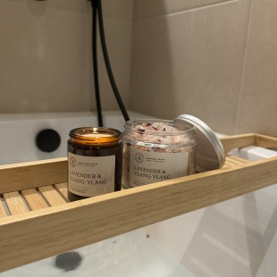 Sensational Natural Candle, Massage Oil and Bath Salts - Image 5
