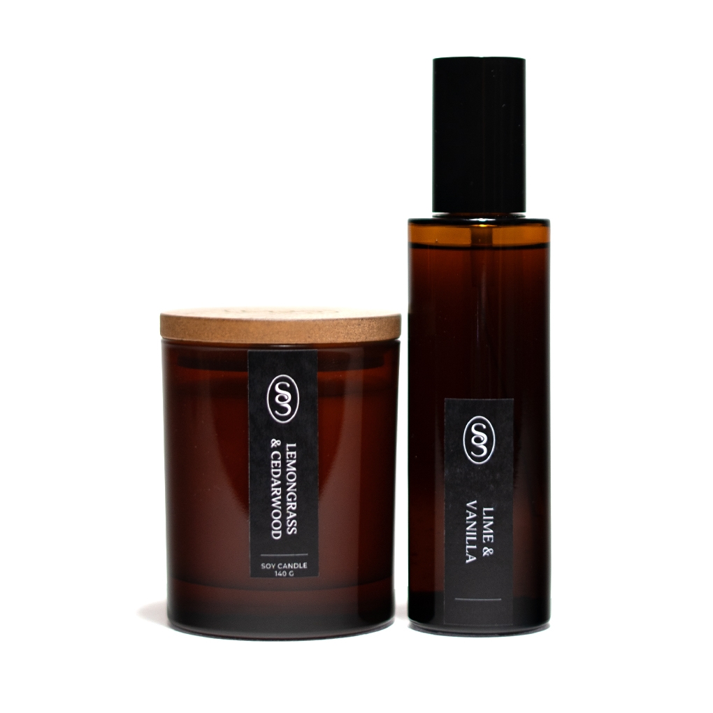 Natural Room Spray & Candle Gift Set - Image 4