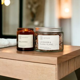 Sensational Natural Candle, Massage Oil and Bath Salts - Image 6
