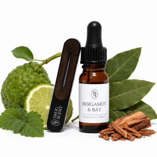 Alternative view of Bergamot & Bay Natural Car Air Freshener - Grounding