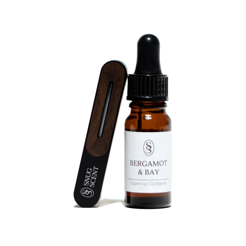 Bergamot & Bay Natural Car Air Freshener - Grounding