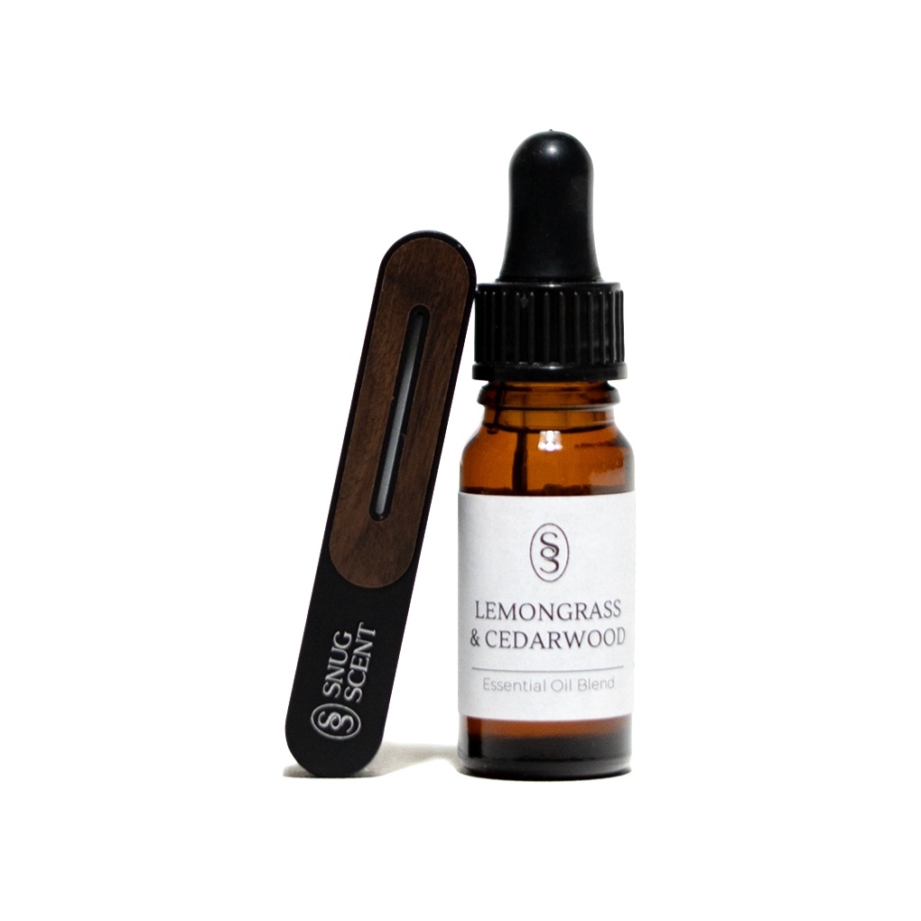 Lemongrass & Cedarwood Natural Car Air Freshener - Rejuvenating