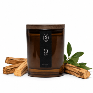 Alternative view of Pure Palo Santo Oil Soy Candle
