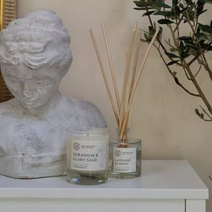 Geranium & Clary Sage Natural Candle - Harmonising - Image 7