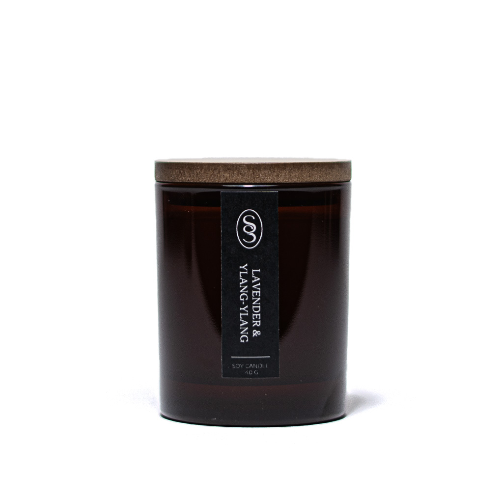 Lavender & Ylang-Ylang Natural Candle - Relieving