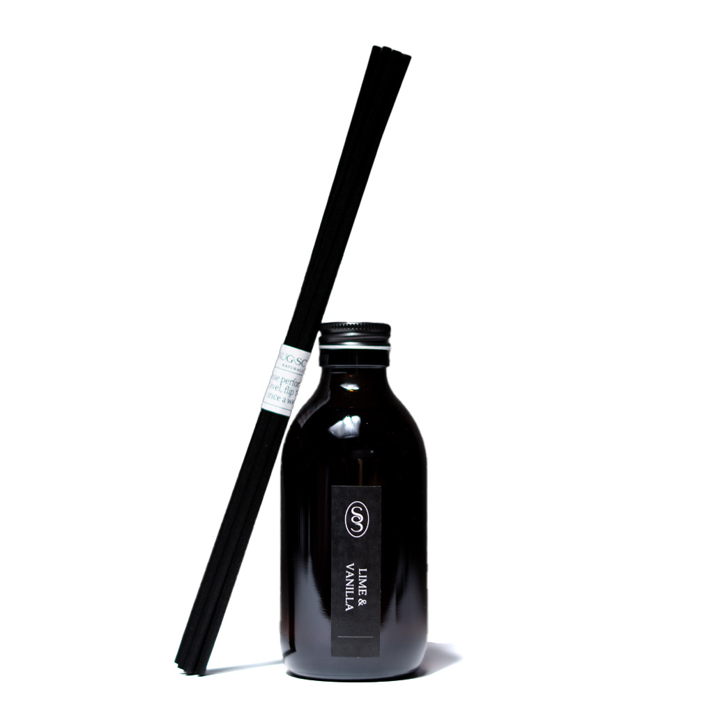 Lime & Vanilla Natural Reed Diffuser 300ml Refill - Enhancing