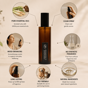 Lime & Vanilla Natural Room Spray - Enhancing - Image 3