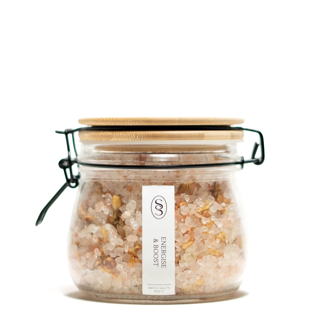 Energise & Boost Bath Salts – Lemongrass & Eucalyptus
