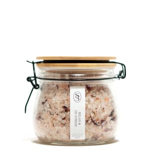 Relax & De-Stress Bath Salts - Lavender & Ylang-Ylang