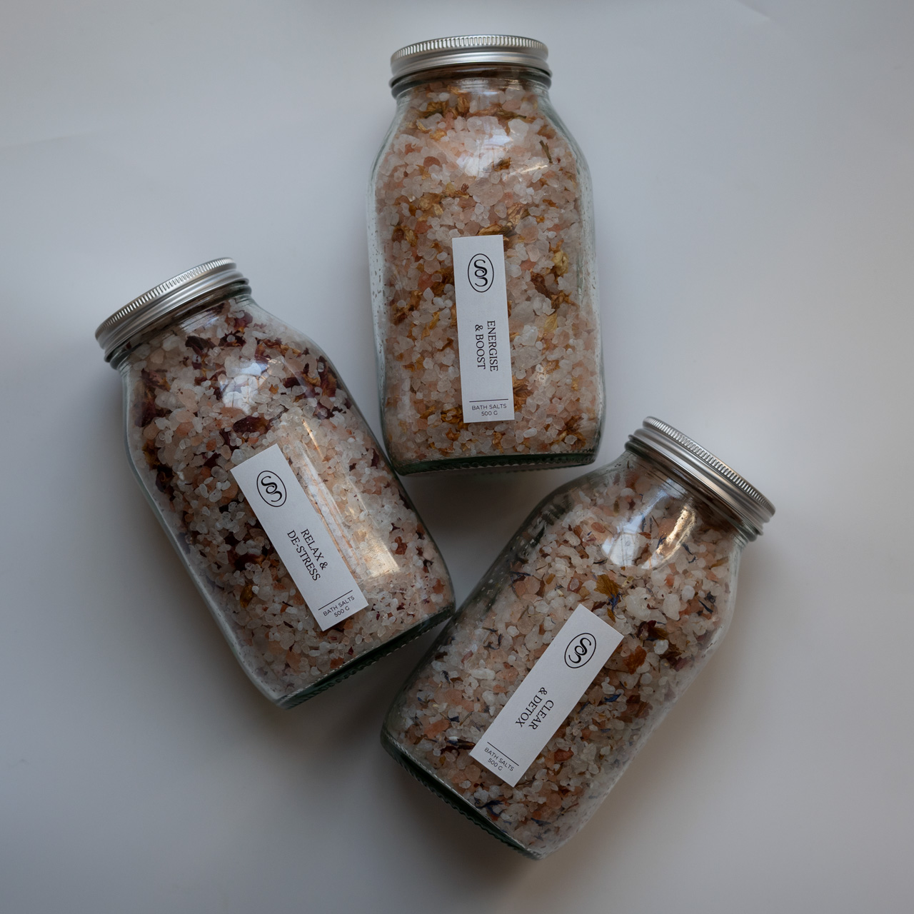 Me Time Natural Candle & Bath Salts Gift Set - Image 3