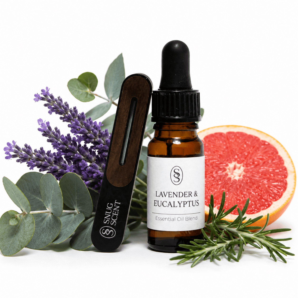 Lavender & Eucalyptus Natural Car Air Freshener - Relaxing - Image 2