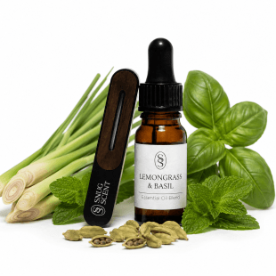 Alternative view of Lemongrass & Basil Natural Car Air Freshener - Calming