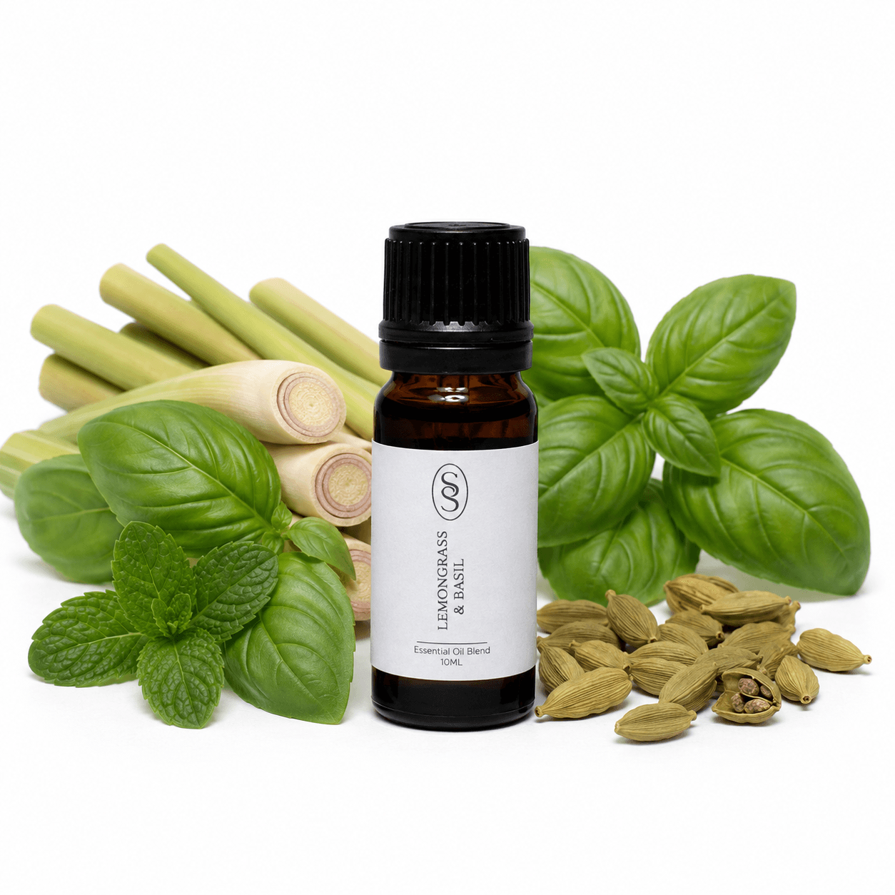 Lemongrass & Basil Essential Oil Blend - Calming - Image 2