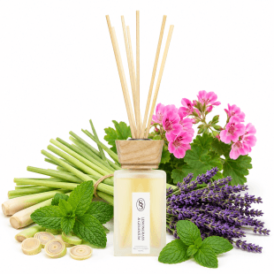 Lemongrass & Geranium Natural Reed Diffuser - Alleviating - Image 2