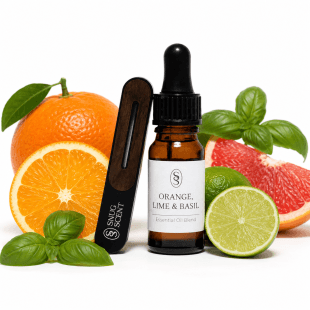 Alternative view of Orange, Lime & Basil Natural Car Air Freshener - Refreshing