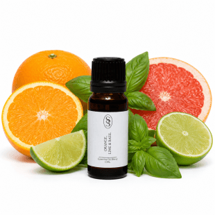 Alternative view of Orange, Lime & Basil Essential Oil Blend - Refreshing