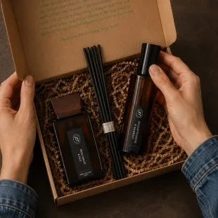 Alternative view of Natural Reed Diffuser & Room Spray Gift Set