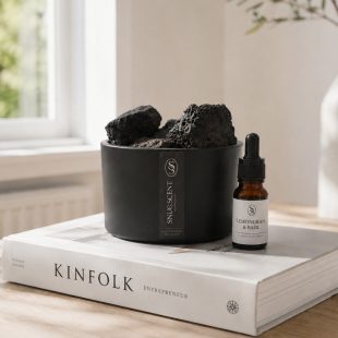 Lemongrass & Basil Natural Lava Stone Diffuser - Calming - Image 3